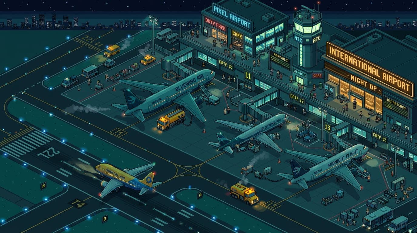 Modern air traffic control tower interior